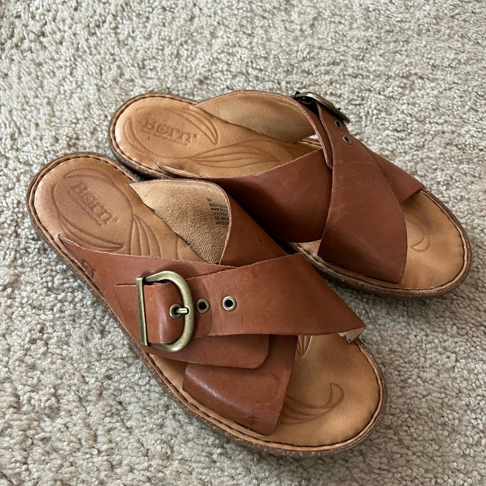 Like-Nee Brown Born Sandals!
